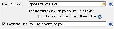 File to Autorun Properties